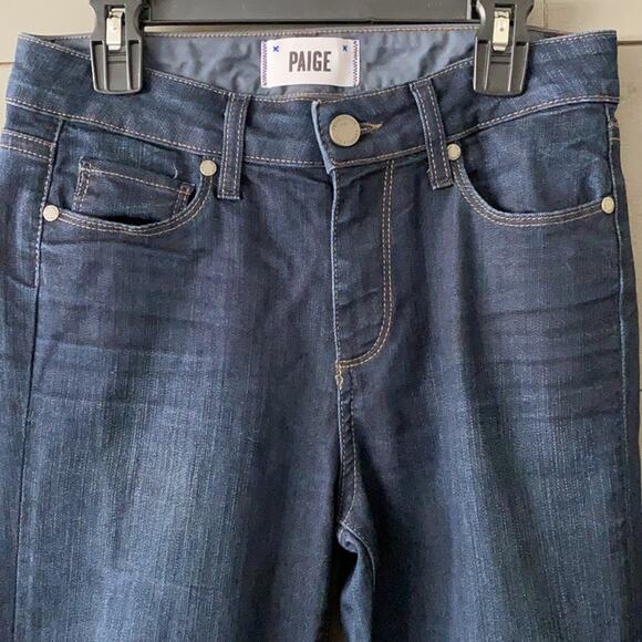 Paige Hoxton High Rise Straight Jeans Designer Denim  Womens Size 26 - Picture 2 of 5